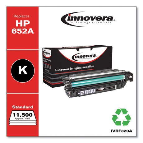 Remanufactured Black Toner, Replacement for 652A (CF320A), 11,500 Page-Yield