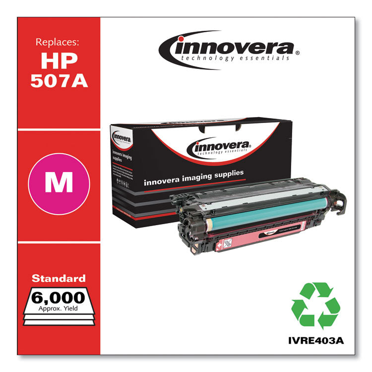 Remanufactured Magenta Toner, Replacement for 507A (CE403A), 6,000 Page-Yield