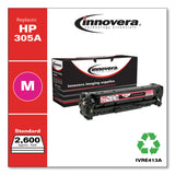 Remanufactured Magenta Toner, Replacement for 305A (CE413A), 2,600 Page-Yield