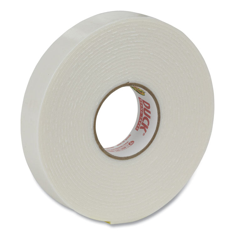 Double-Stick Foam Mounting Tape, Permanent, Holds Up to 2 lbs, 0.75" x 15 ft, White