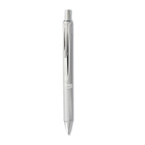 EnerGel Alloy RT Gel Pen, Retractable, Medium 0.7 mm, Black Ink, Chrome Barrel