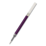 Refill for Pentel EnerGel Retractable Liquid Gel Pens, Fine Needle Tip, Violet Ink