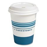 Plastic Cold Cups, 16 oz, Blue, 50/Pack