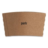 Paper Hot Cup Sleeves, Fits 10, 12, 16 oz Cups, Brown, 500/Pack