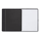 Soft-Cover Notebook Folio Set, 1-Subject, Narrow Rule, Black Cover, (80) 9.5 x 6.5 Sheets