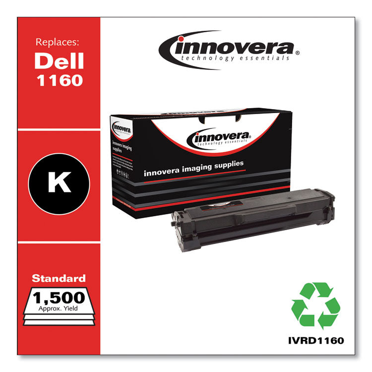 Remanufactured Black Toner, Replacement for 331-7335, 1,500 Page-Yield