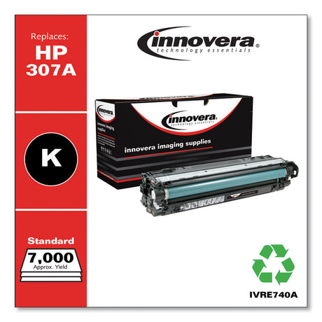 Remanufactured Black Toner, Replacement for 307A (CE740A), 7,000 Page-Yield