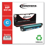 Remanufactured Cyan Toner, Replacement for 651A (CE341A), 13,500 Page-Yield