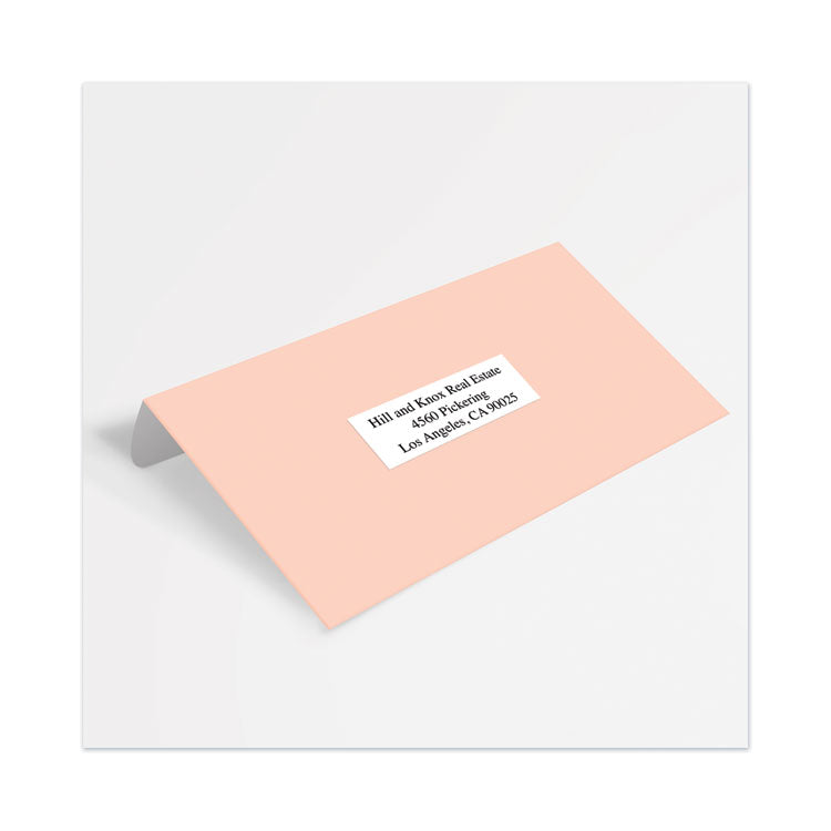 Copier Mailing Labels, Copiers, 1 x 2.81, White, 33/Sheet, 250 Sheets/Box