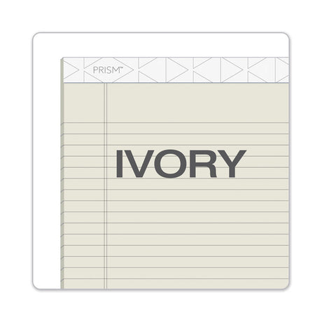 Prism + Colored Writing Pads, Wide/Legal Rule, 50 Pastel Ivory 8.5 x 11.75 Sheets, 12/Pack