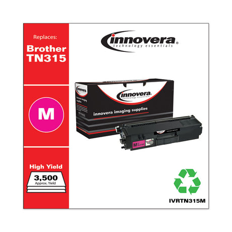 Remanufactured Magenta High-Yield Toner, Replacement for TN315M, 3,500 Page-Yield