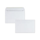 Open-Side Booklet Envelope, #6 1/2, Hub Flap, Gummed Closure, 6 x 9, White, 500/Box