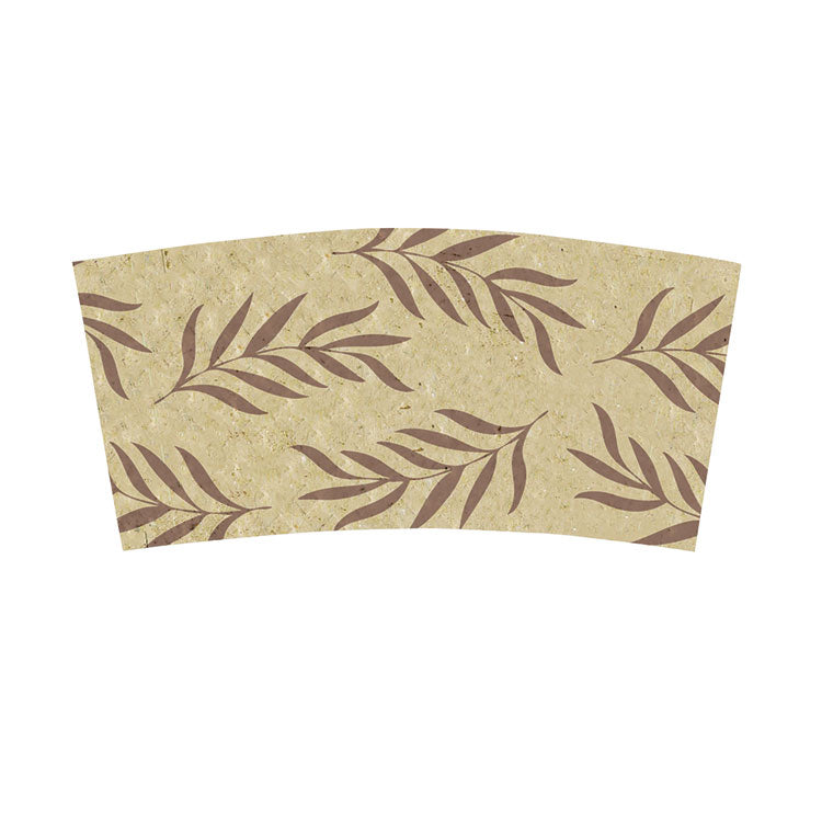 Hot Cup Sleeves, Fits 10, 12, 16, 20 oz Cups, Natural, 1,000/Carton