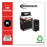 Remanufactured Black High-Yield Ink, Replacement for 934XL (C2P23AN), 1,000 Page-Yield