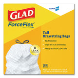 Tall Kitchen Drawstring Trash Bags, 13 gal, 24  x 27.38 , Gray, 100 Bags/Box, 4 Boxes/Carton