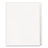 Preprinted Legal Exhibit Side Tab Index Dividers, Allstate Style, 25-Tab, 1 to 25, 11 x 8.5, White, 1 Set, (1701)