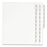 Preprinted Legal Exhibit Side Tab Index Dividers, Avery Style, 26-Tab, Exhibit A to Exhibit Z, 11 x 8.5, White, 1 Set, (1370)