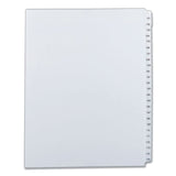 Preprinted Legal Exhibit Side Tab Index Dividers, Allstate Style, 25-Tab, 151 to 175, 11 x 8.5, White, 1 Set