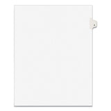 Preprinted Legal Exhibit Side Tab Index Dividers, Avery Style, 10-Tab, 4, 11 x 8.5, White, 25/Pack