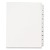 Preprinted Legal Exhibit Side Tab Index Dividers, Allstate Style, 10-Tab, I to X, 11 x 8.5, White, 1 Set