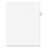 Preprinted Legal Exhibit Side Tab Index Dividers, Avery Style, 10-Tab, 6, 11 x 8.5, White, 25/Pack