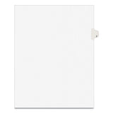 Preprinted Legal Exhibit Side Tab Index Dividers, Avery Style, 10-Tab, 7, 11 x 8.5, White, 25/Pack