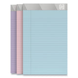 Notepads, Narrow Rule, 50 Assorted Pastel-Color 5 x 8 Sheets, 6/Pack