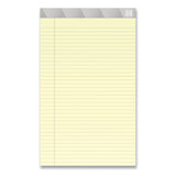 Notepads, Wide/Legal Rule, 50 Canary-Yellow 8.5 x 14 Sheets, 12/Pack