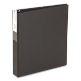 Economy Non-View Binder with Round Rings, 3 Rings, 2" Capacity, 11 x 8.5, Black, (4501)