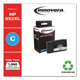 Remanufactured Cyan High-Yield Ink, Replacement for 952XL (L0S61AN), 1,600 Page-Yield