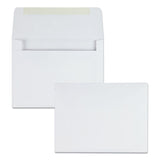 Greeting Card/Invitation Envelope, A-2, Square Flap, Gummed Closure, 4.38 x 5.75, White, 500/Box