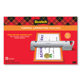 Laminating Pouches, 3 mil, 11.5" x 17.5", Gloss Clear, 25/Pack