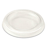 PLA Lids for Fiber Cups, 2.6  Diameter x 0.3 h, Clear, Plastic, 2,000/Carton