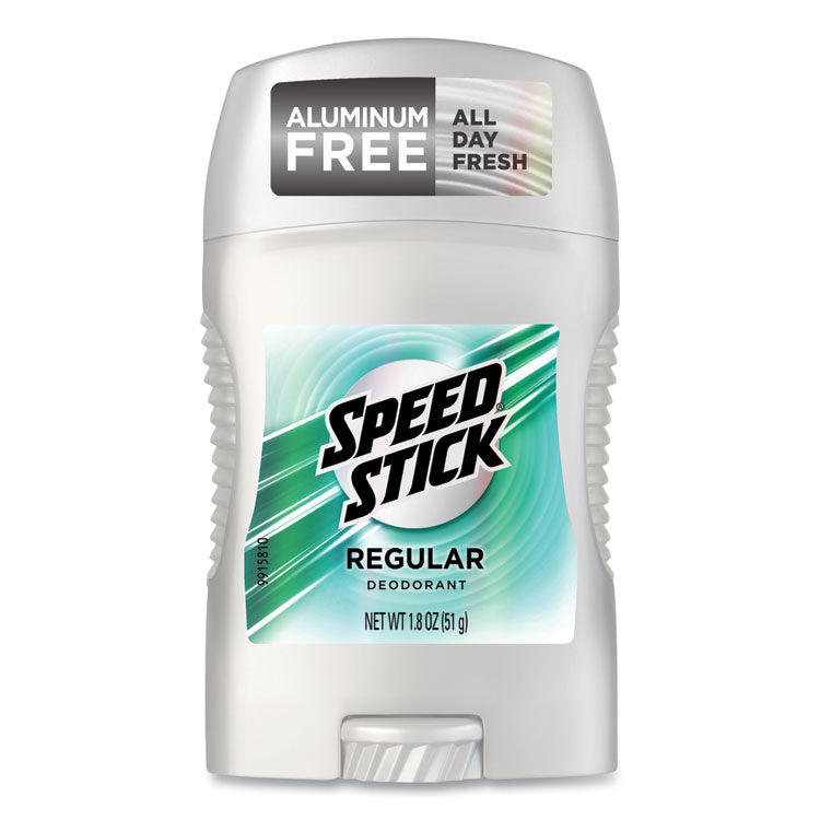 Deodorant, Regular Scent, 1.8 oz, White, 12/Carton