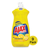 Dish Detergent, Lemon Scent, 28 oz Bottle, 9/Carton