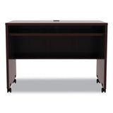 Alera Valencia Series Mobile Workstation Desk, 41.38" x 23.63" x 30", Mahogany