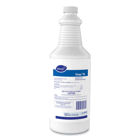 Virex TB Disinfectant Cleaner, Lemon Scent, Liquid, 32 oz Bottle, 12/Carton