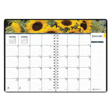 Earthscapes Recycled Weekly/Monthly Planner, Gardens of the World Photography, 10 x 7, Black Cover, 12-Month (Jan-Dec): 2025