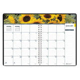 Express Track Recycled Weekly Appointment Book/Monthly Planner, 8 x 5, Black Cover, 13-Month: Jan 2025 to Jan 2026