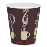 Thermoguard Insulated Paper Hot Cups, 12 oz, Steam Print, 600/Carton