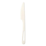 TPLA Compostable Cutlery, Knife, 6.7 , White, 1,000/Carton