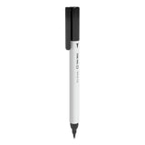 Dry Erase Marker, Pen-Style, Extra-Fine Bullet Tip, Black, Dozen