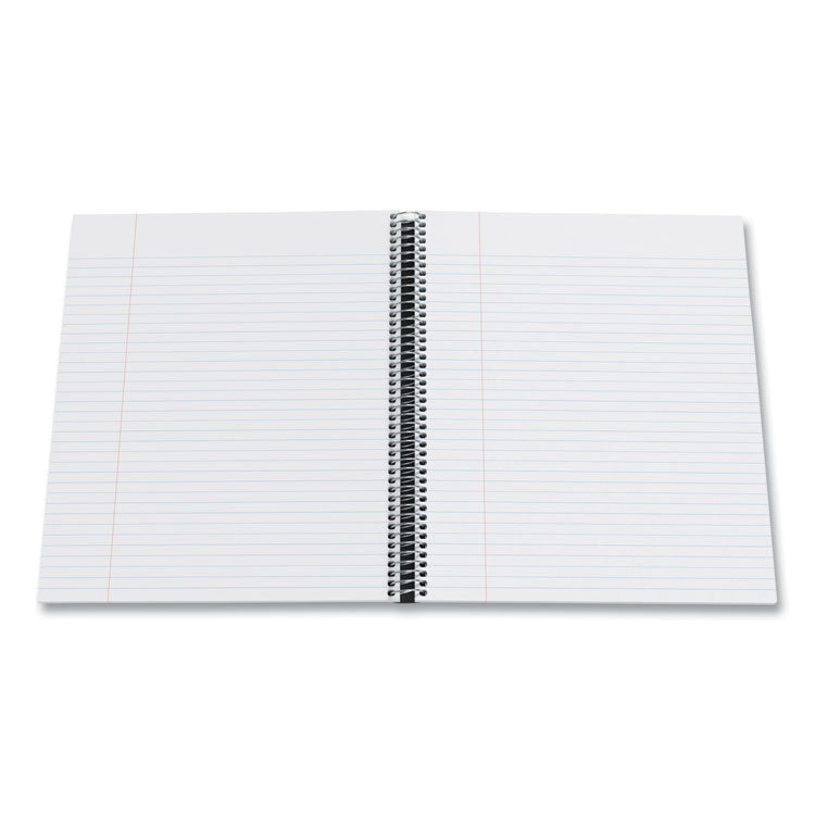 Three-Subject Notebook, Twin-Wire, Medium/College Rule, Red Cover, (150) 11 x 8.5 Sheets