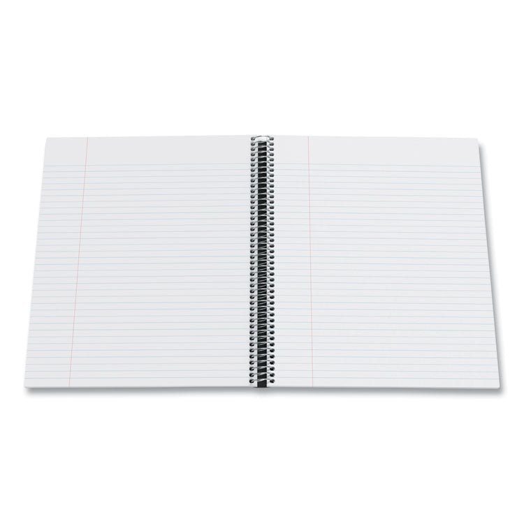 Three-Subject Notebook, Twin-Wire, Medium/College Rule, Black Cover, (150) 11 x 8.5 Sheets