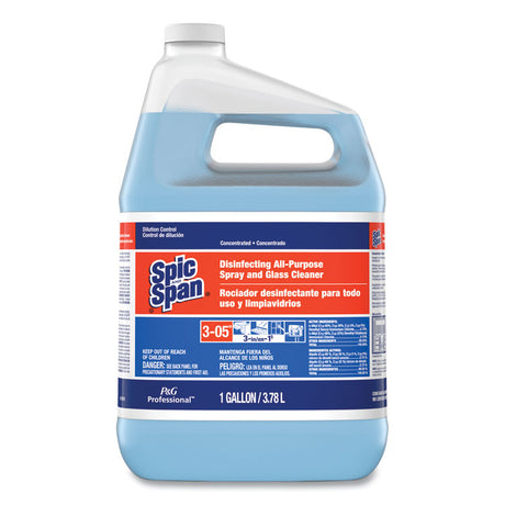 Disinfecting All-Purpose Spray and Glass Cleaner, Fresh Scent, 1 gal Bottle, 3/Carton