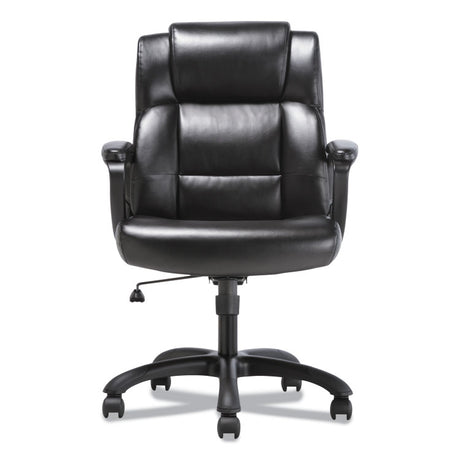 Mid-Back Executive Chair, Supports Up to 225 lb, 19" to 23" Seat Height, Black