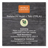 TPLA Compostable Cutlery, Knife, 6.7 , White, 1,000/Carton