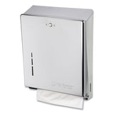 C-Fold/Multifold Towel Dispenser, 11.38 x 4 x 14.75, Chrome