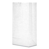 Grocery Paper Bags, 35 lb Capacity, #6, 6" x 3.63" x 11.06", White, 500 Bags