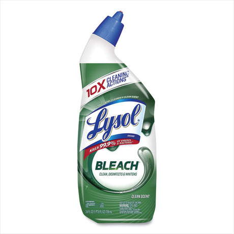 Disinfectant Toilet Bowl Cleaner with Bleach, 24 oz, 2/Pack
